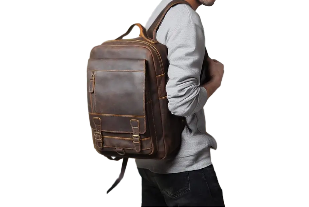Mike Heritage Leather Backpack