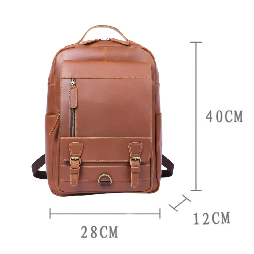 Mike Heritage Leather Backpack