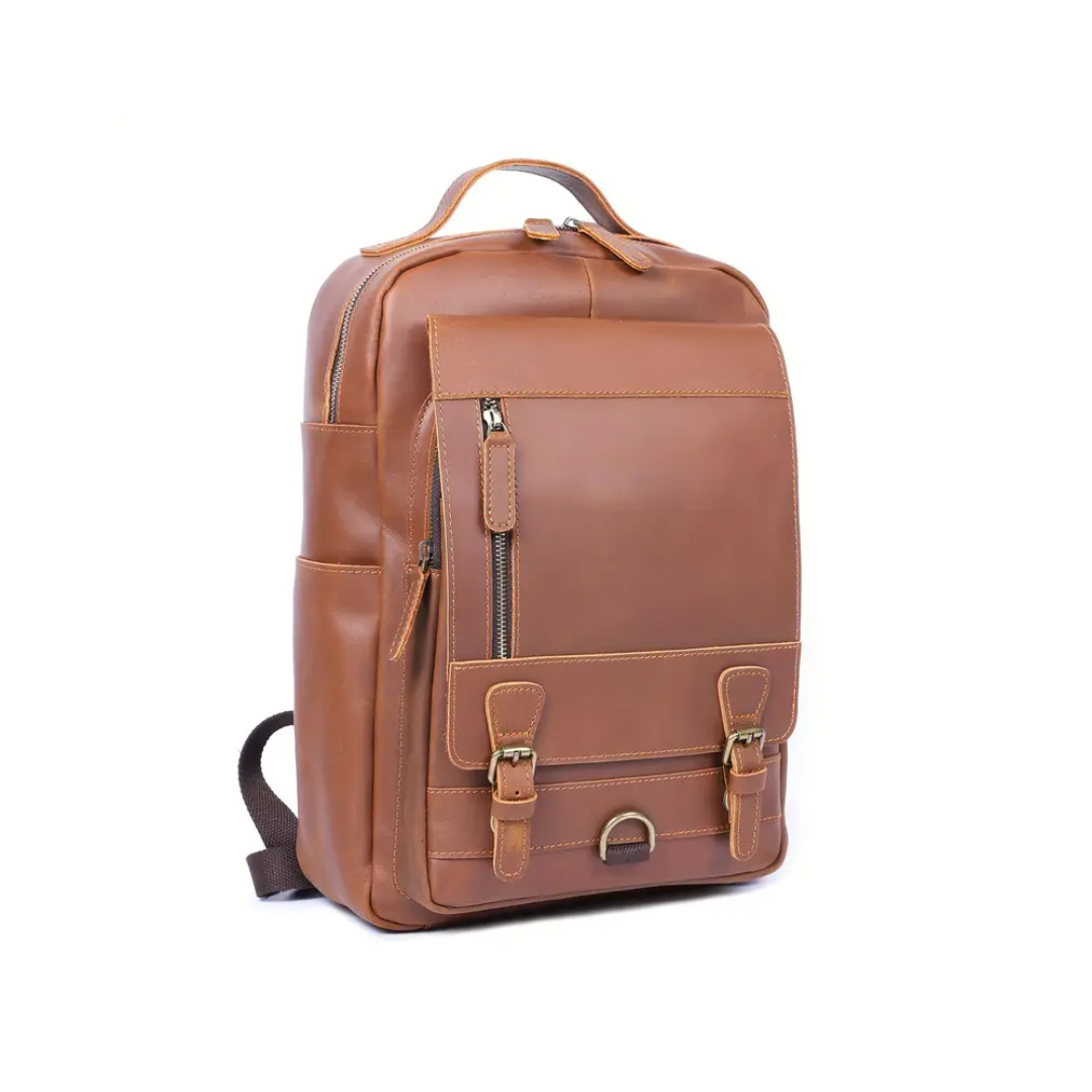 Mike Heritage Leather Backpack