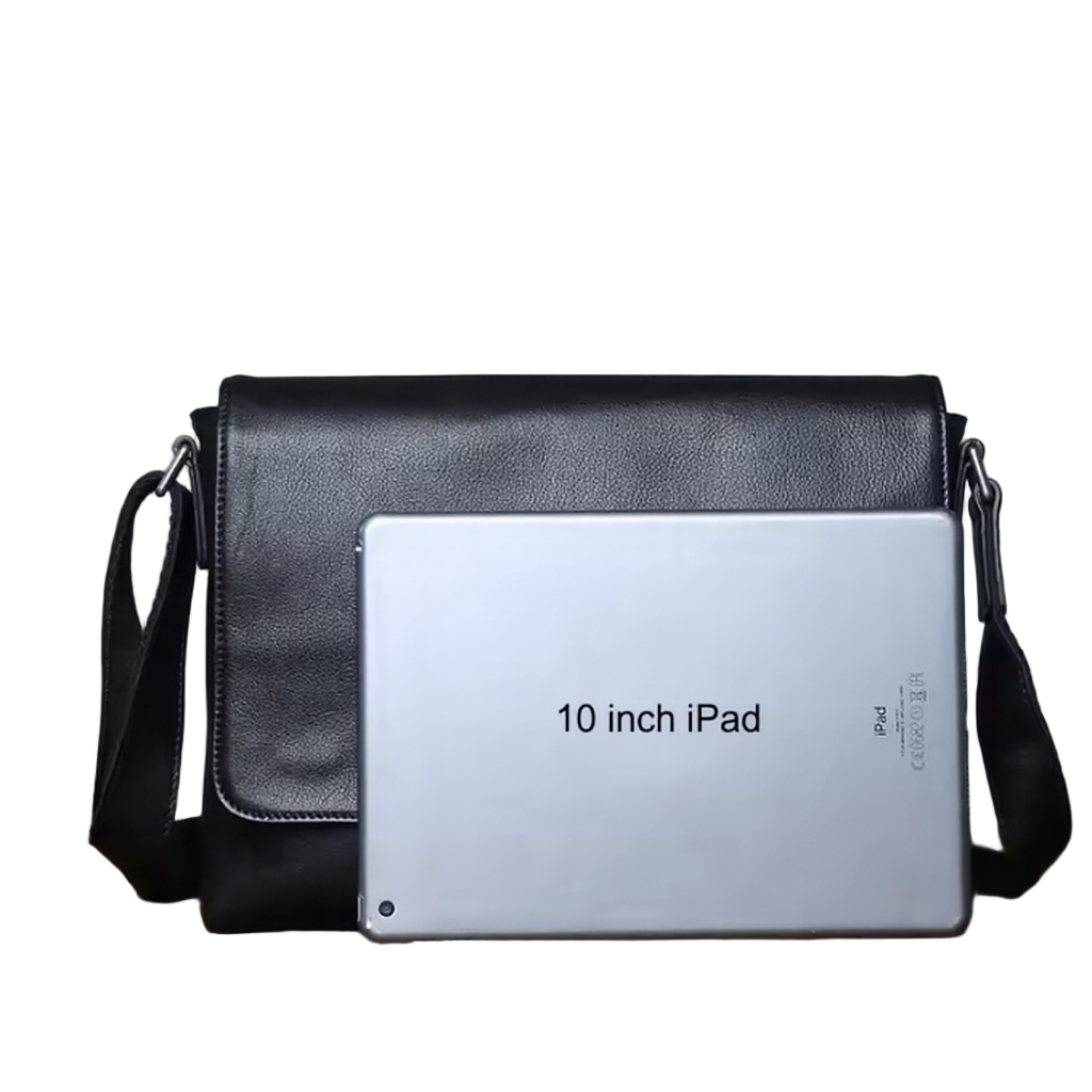 Don Compact Leather Messenger