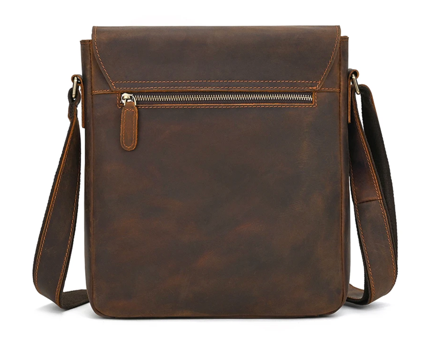 Von Slim Leather Messenger