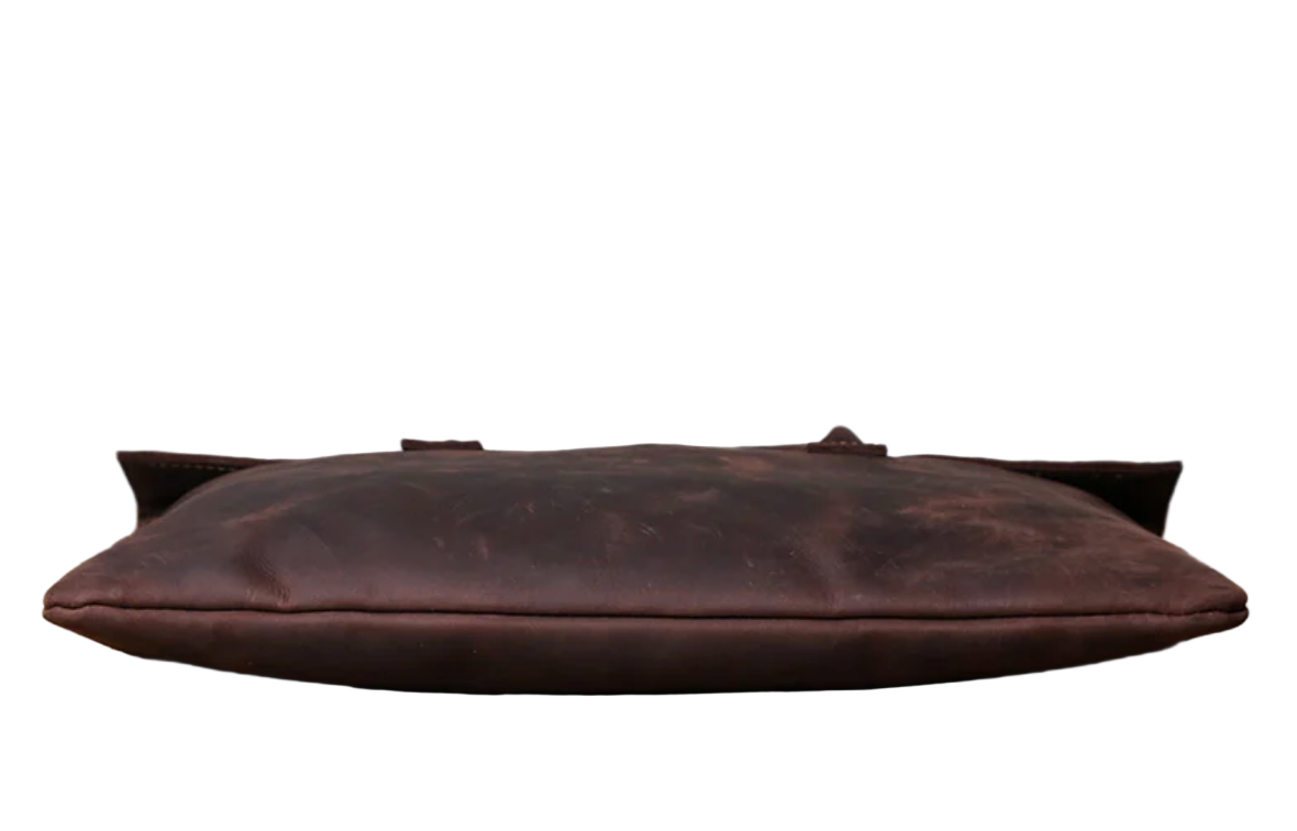 Rufus Leather Flap Tote