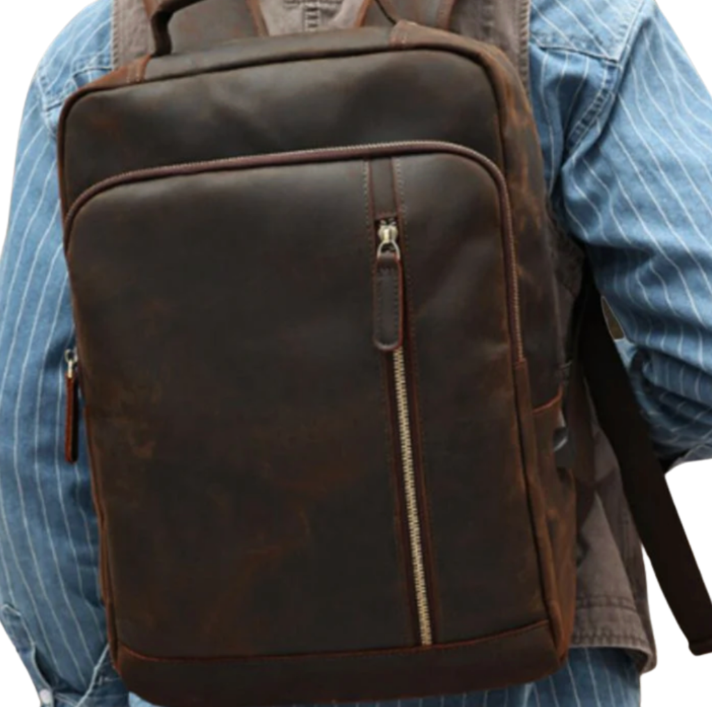 Josh Laptop Leather Backpack