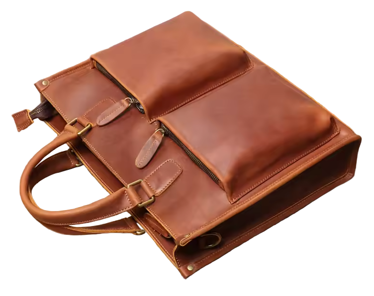 Pemberton Slim Leather Briefcase