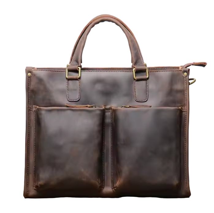 Pemberton Slim Leather Briefcase