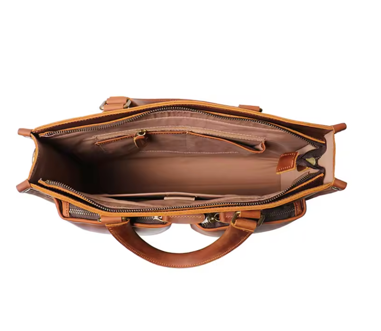 Pemberton Slim Leather Briefcase