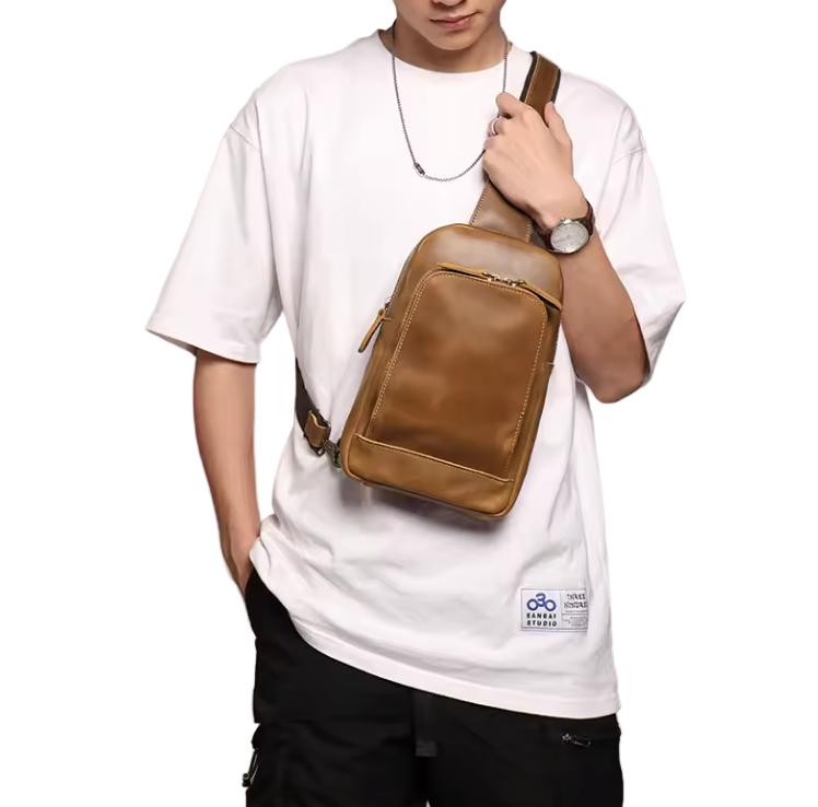 Dalton Compact Leather Slingbag