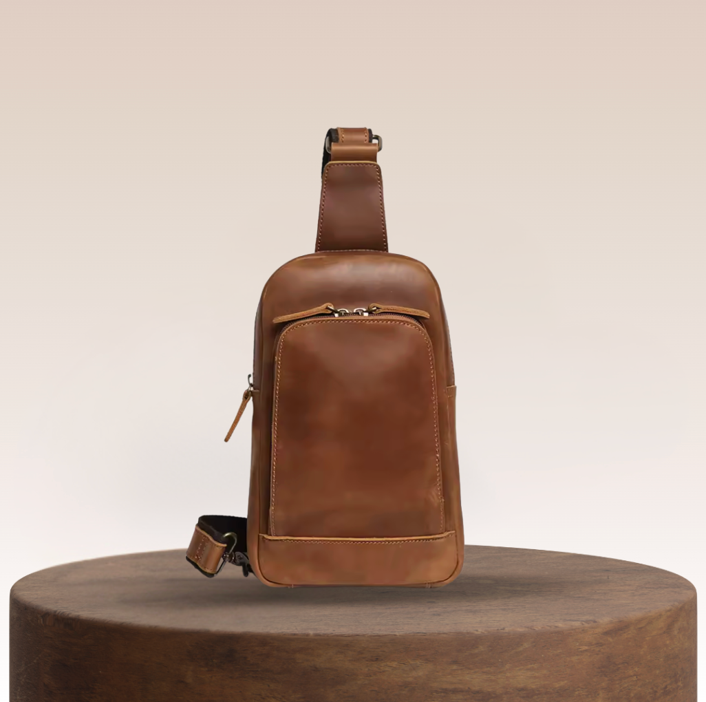 Dalton Compact Leather Slingbag