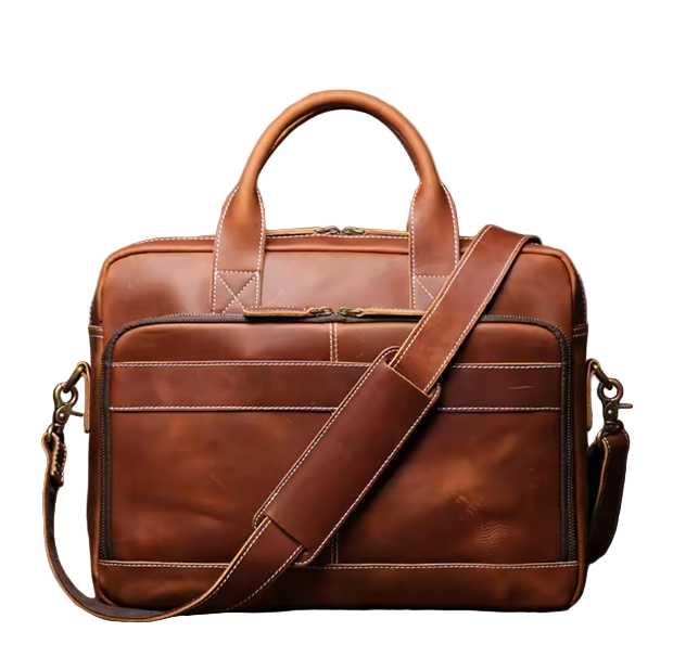 Sullivan Structured Leather Briefcase