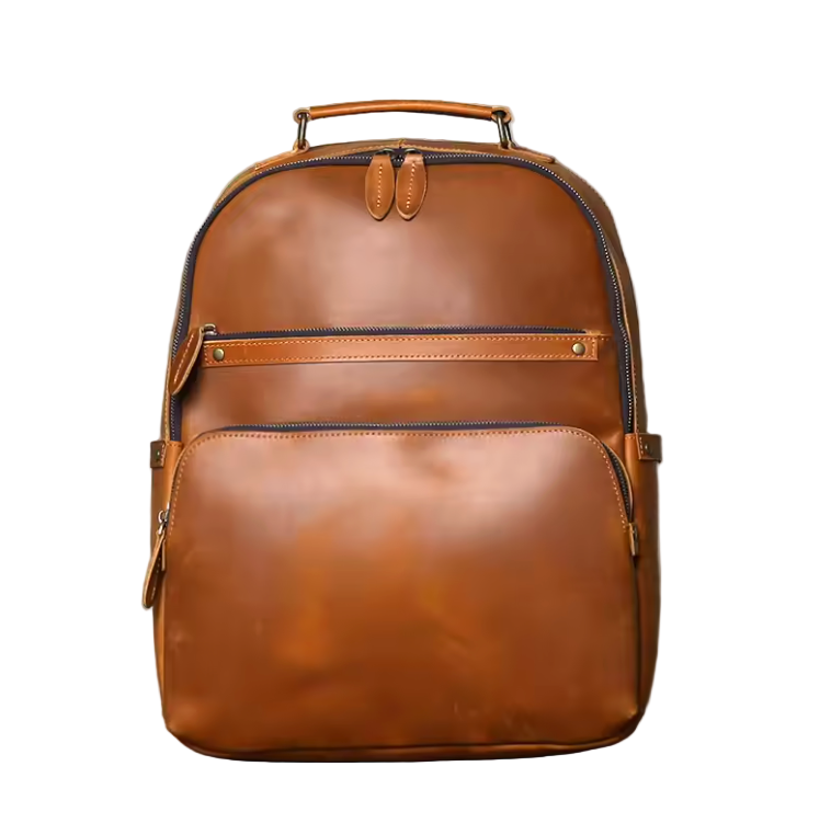 Chiltern Tall Zip Leather Backpack