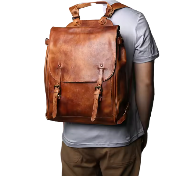 Rowden Satchel Leather Backpack