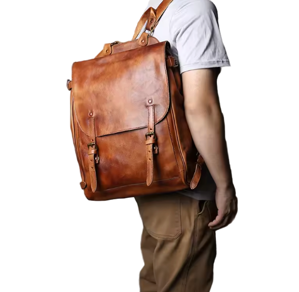Rowden Satchel Leather Backpack