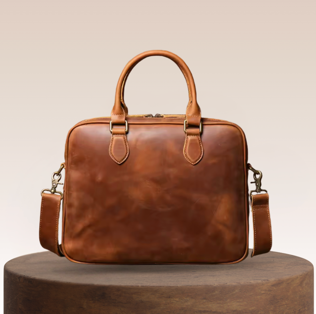 Finsley Slim Leather Briefcase