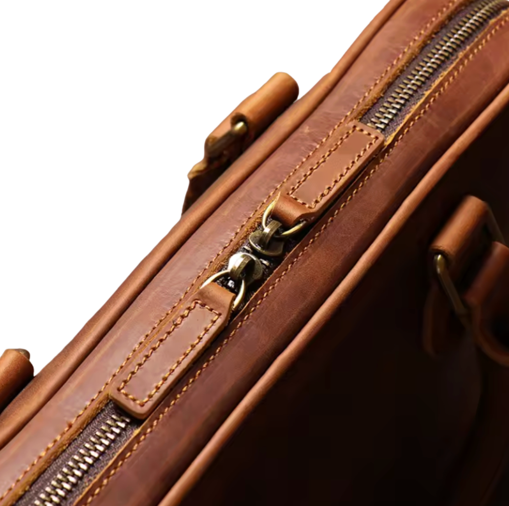 Finsley Slim Leather Briefcase