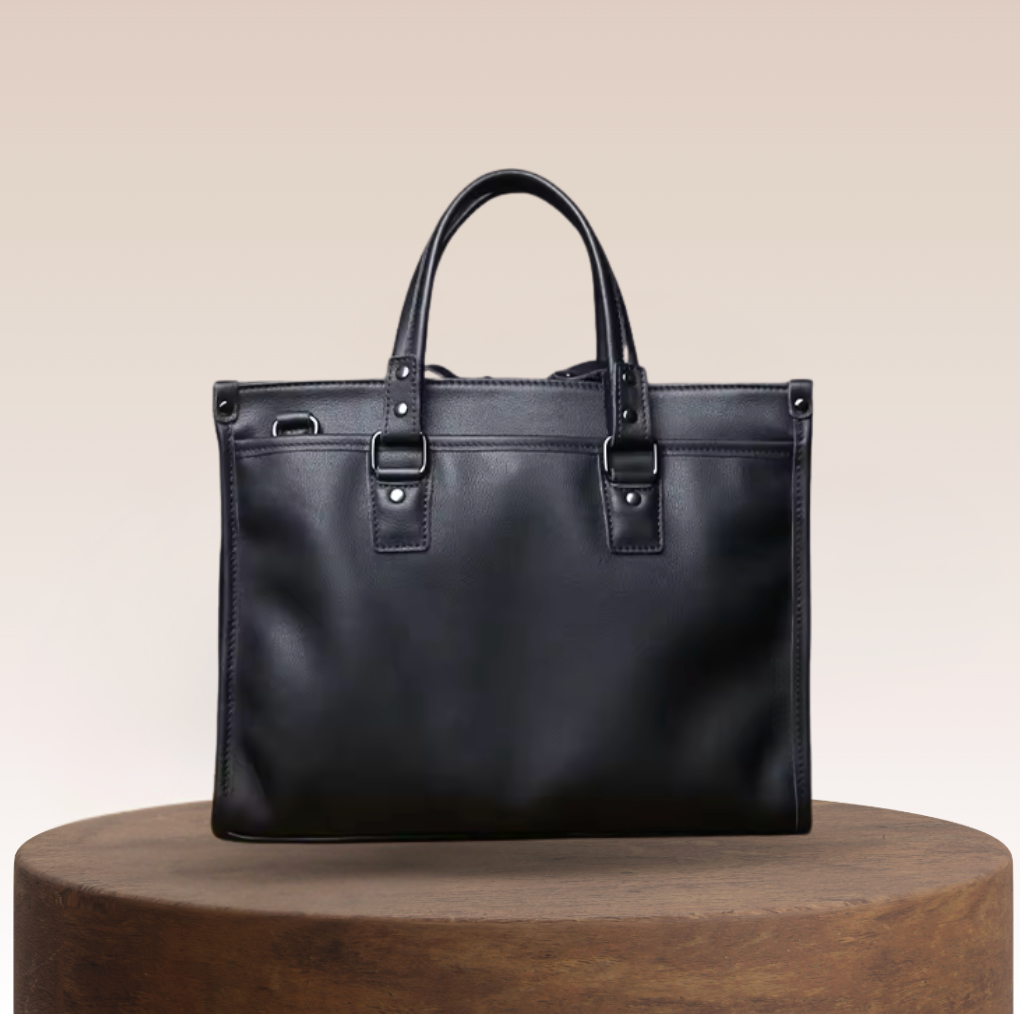Whitmore Structured Leather Briefcase