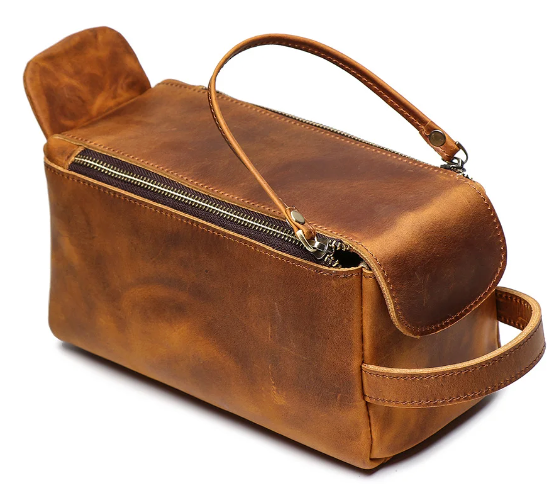 Weston Leather Toiletry Bag