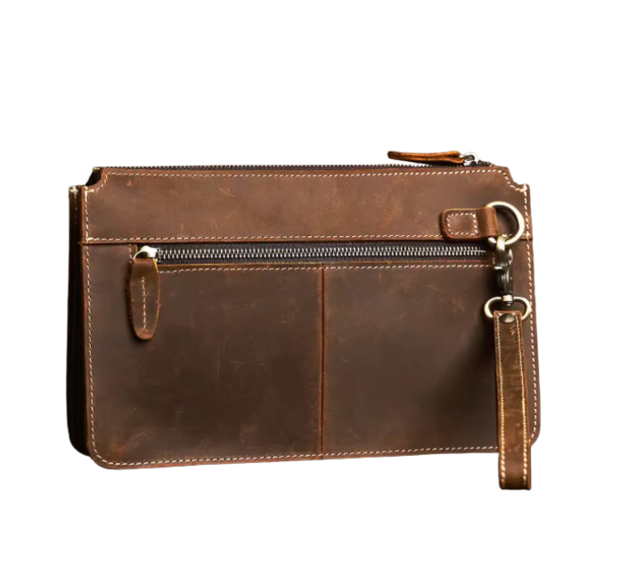 Grafton Leather Clutch