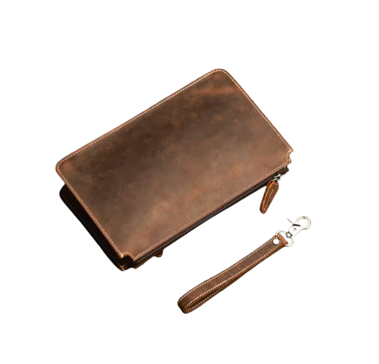 Grafton Leather Clutch