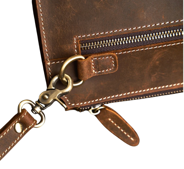 Grafton Leather Clutch