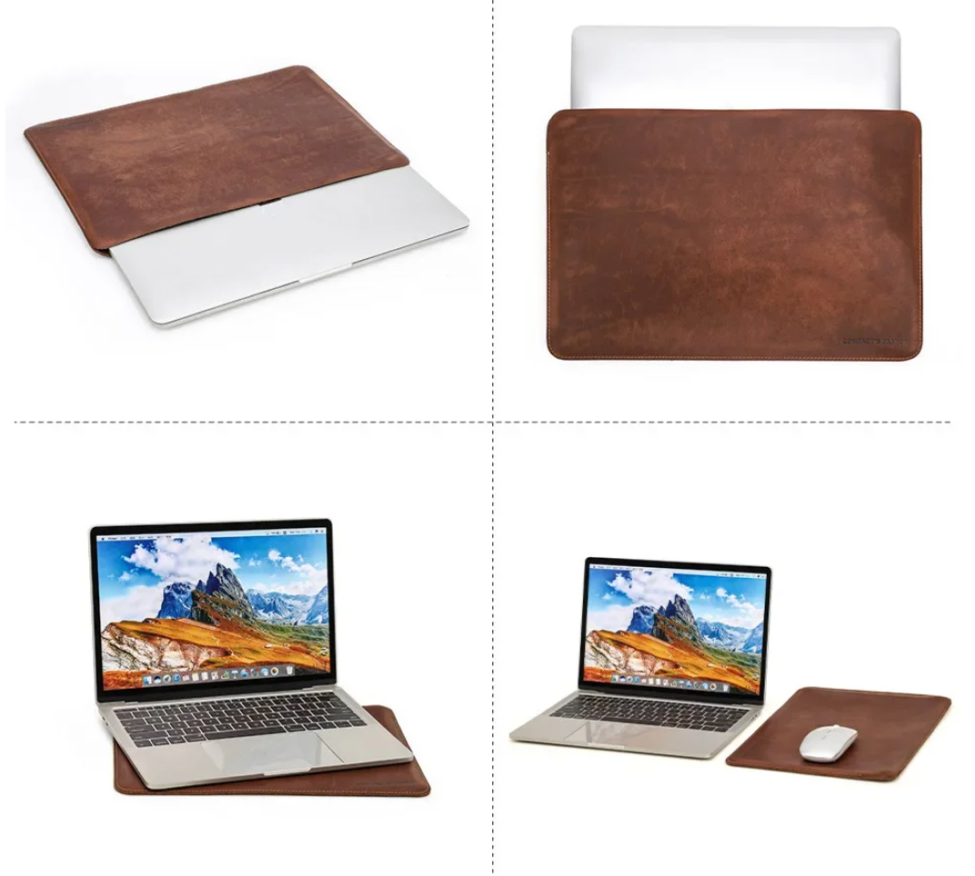 Pembroke Leather Laptop Sleeve