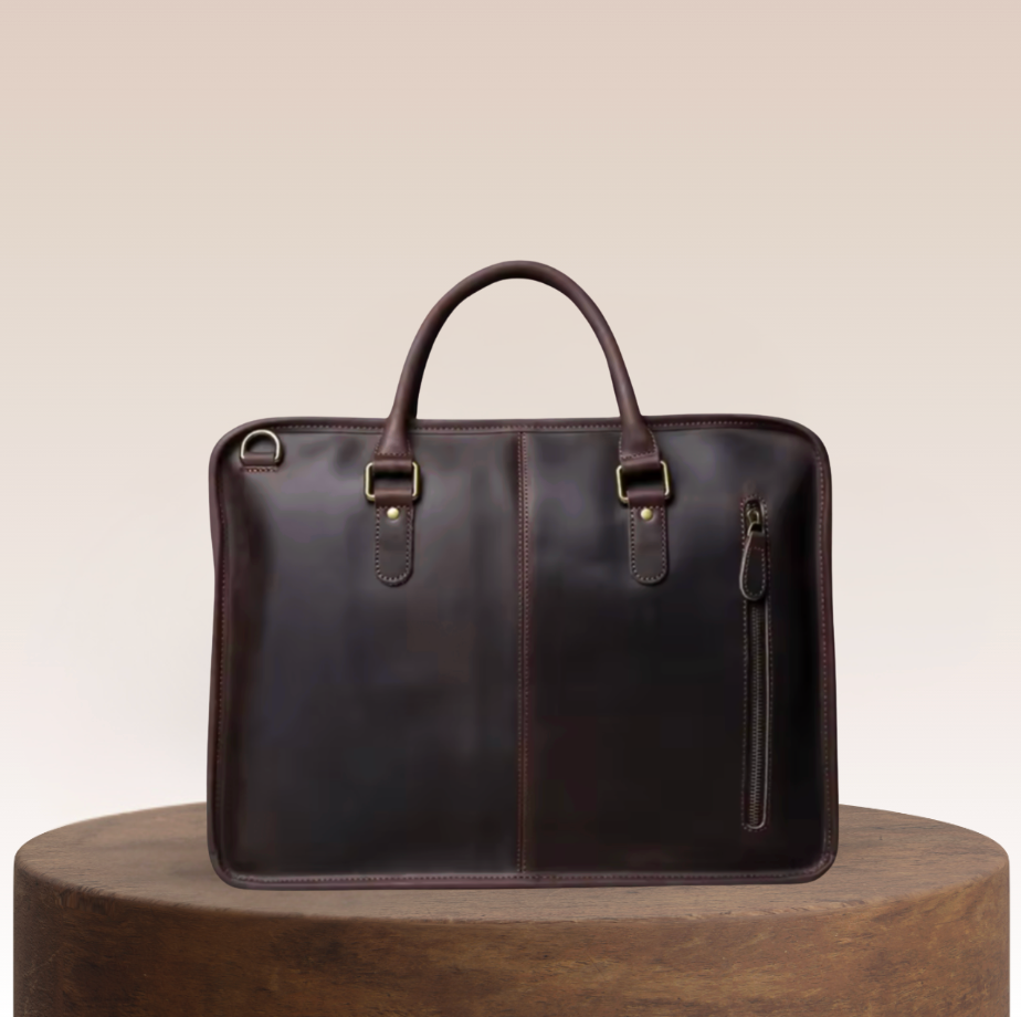 Billy Slimline Leather Briefcase