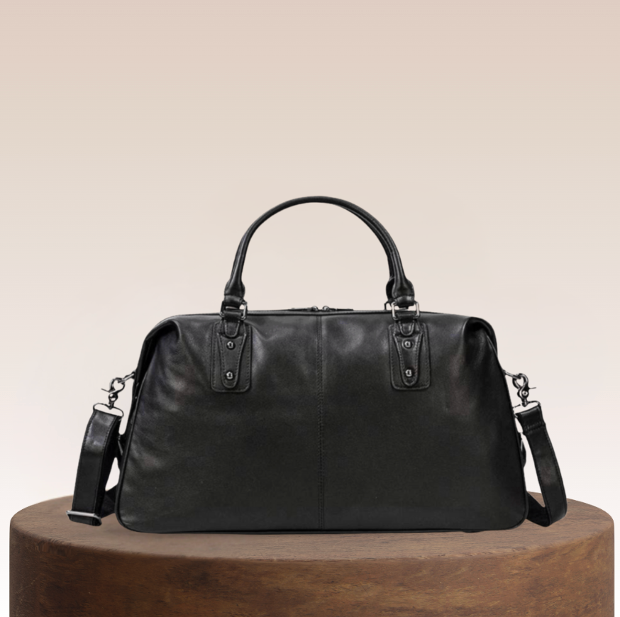 Rafael Curve Leather Duffel