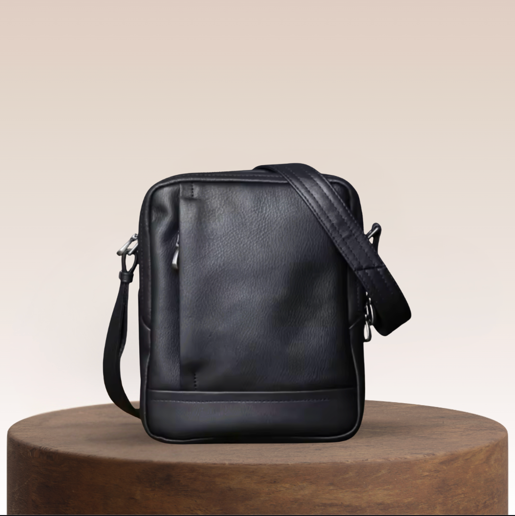 Campbell Upright Leather Crossbody