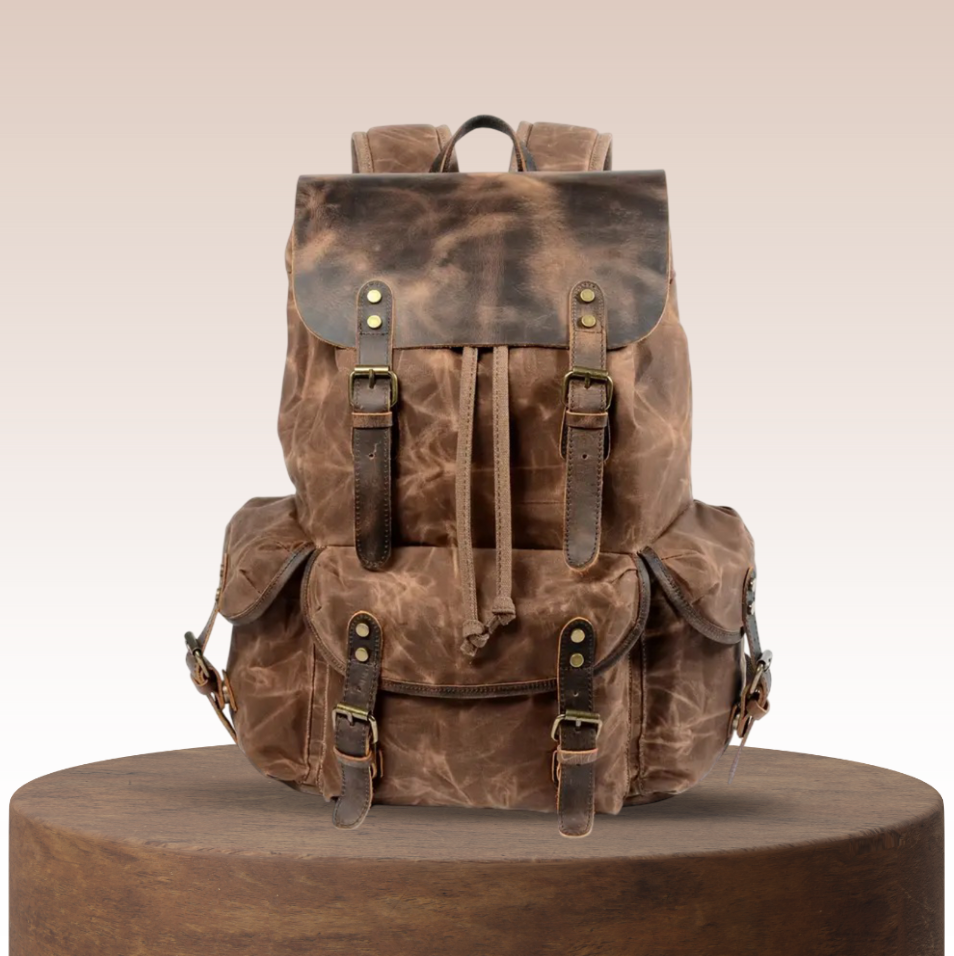 Crosby Drawcord Canvas Rucksack