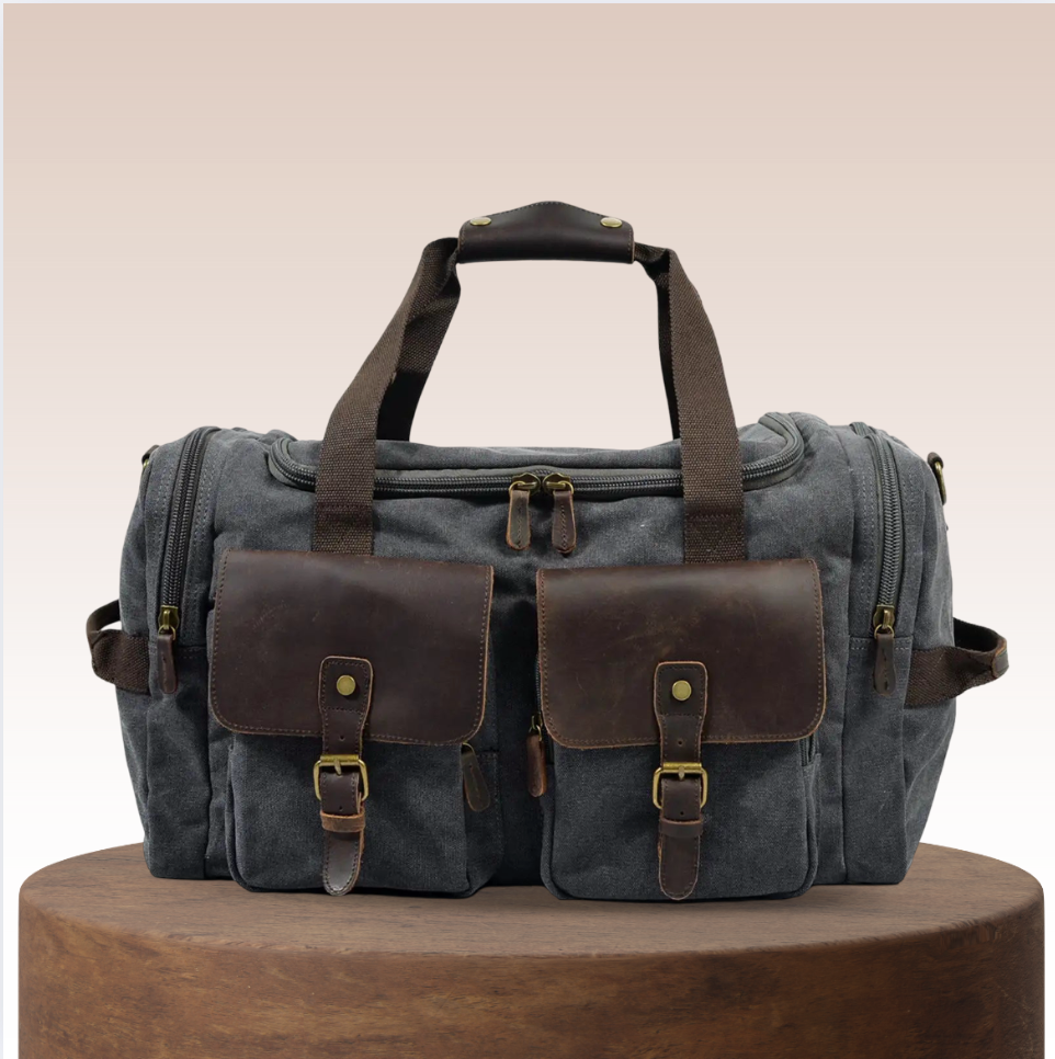 Harlan Pocketed Canvas Duffel