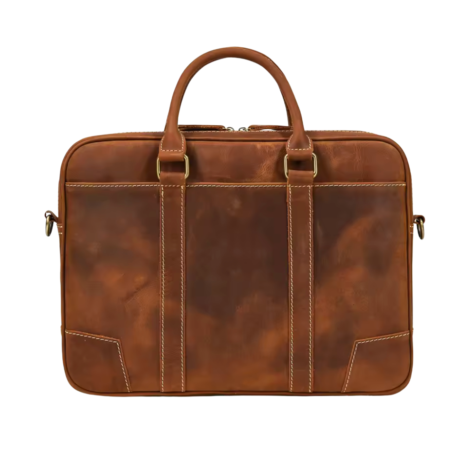 Larson Slimeline Leather Briefcase