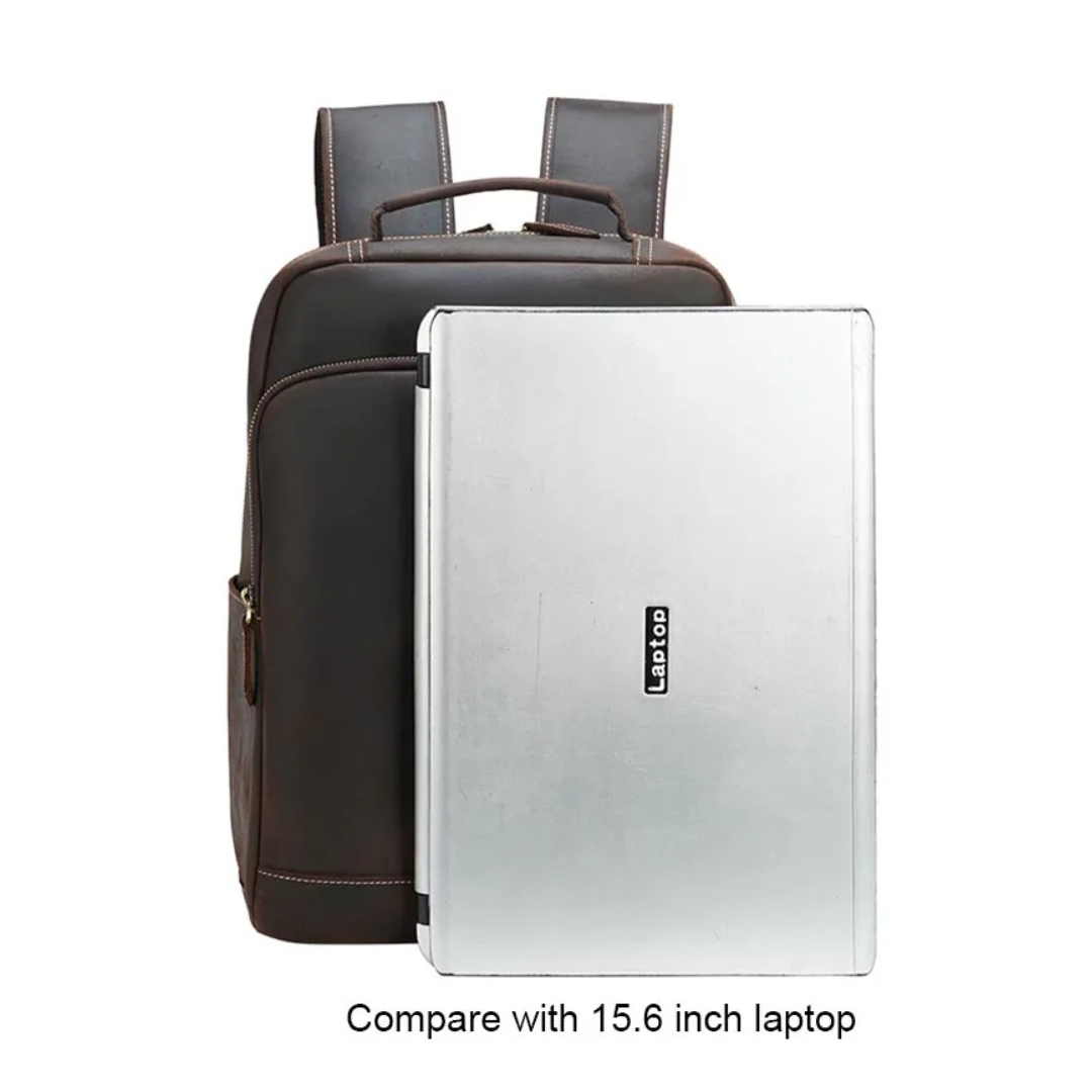 Josh Laptop Leather Backpack