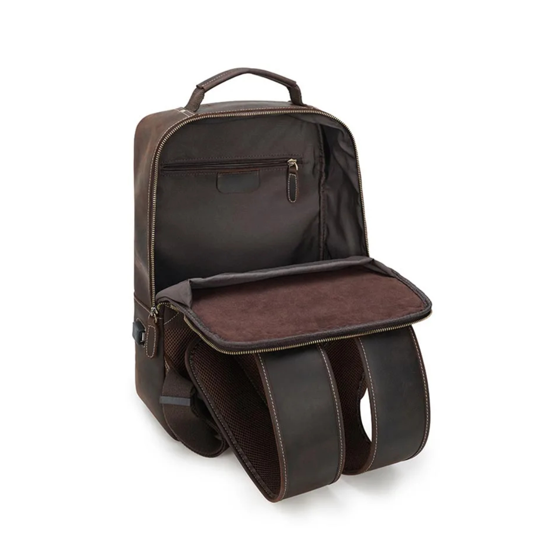 Josh Laptop Leather Backpack