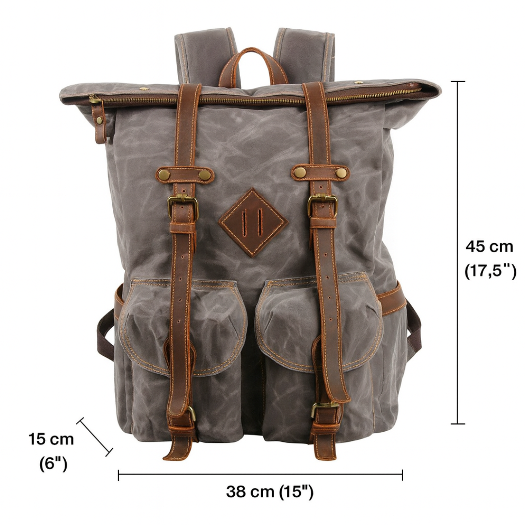 Nard Twin-Pocket Roll Backpack
