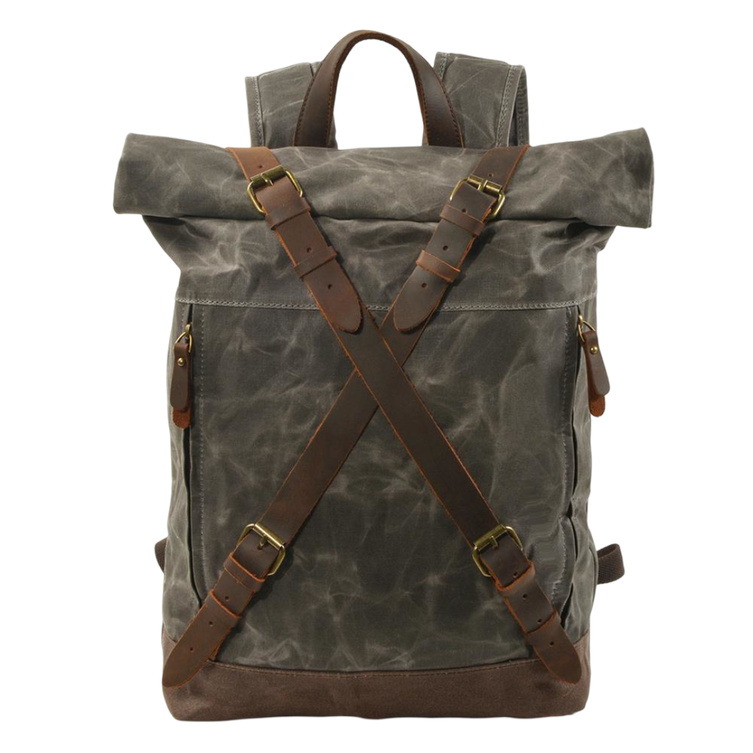 Barron Cross‑Strap Canvas Rucksack
