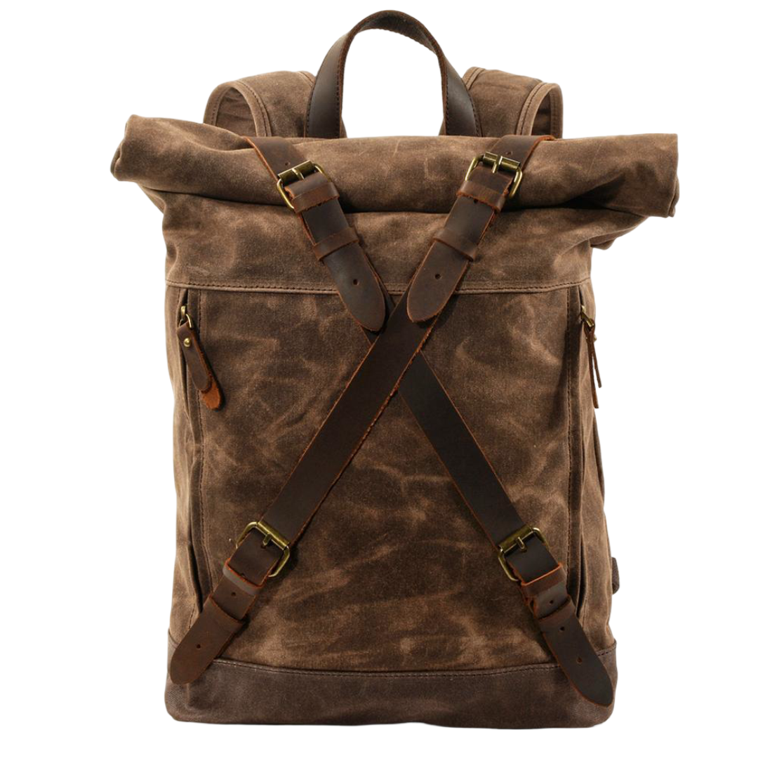 Barron Cross‑Strap Canvas Rucksack