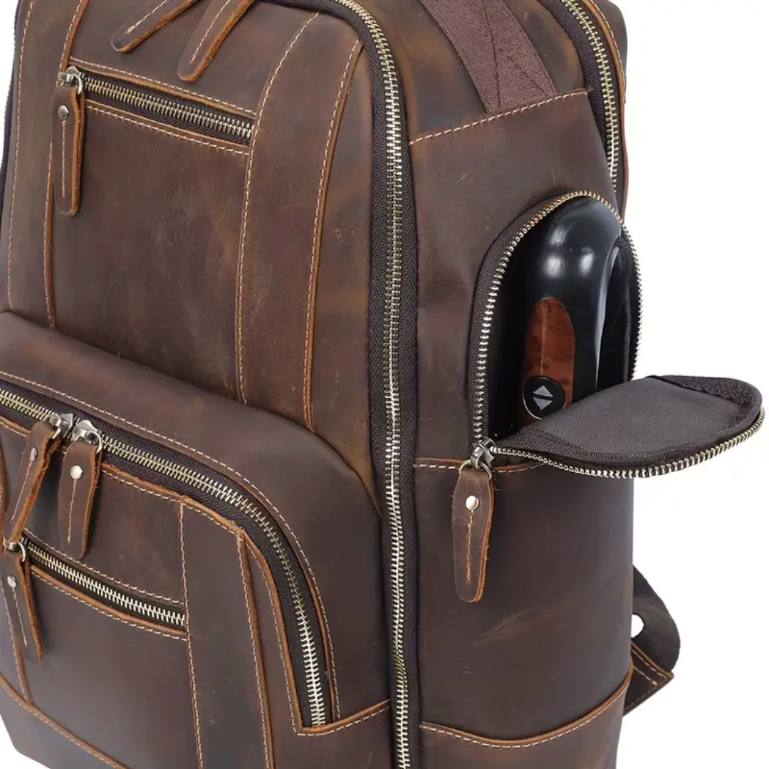 Sterling Travel Leather Backpack