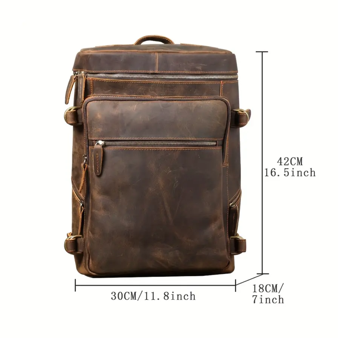 Hawthorne Utility Leather Backpack