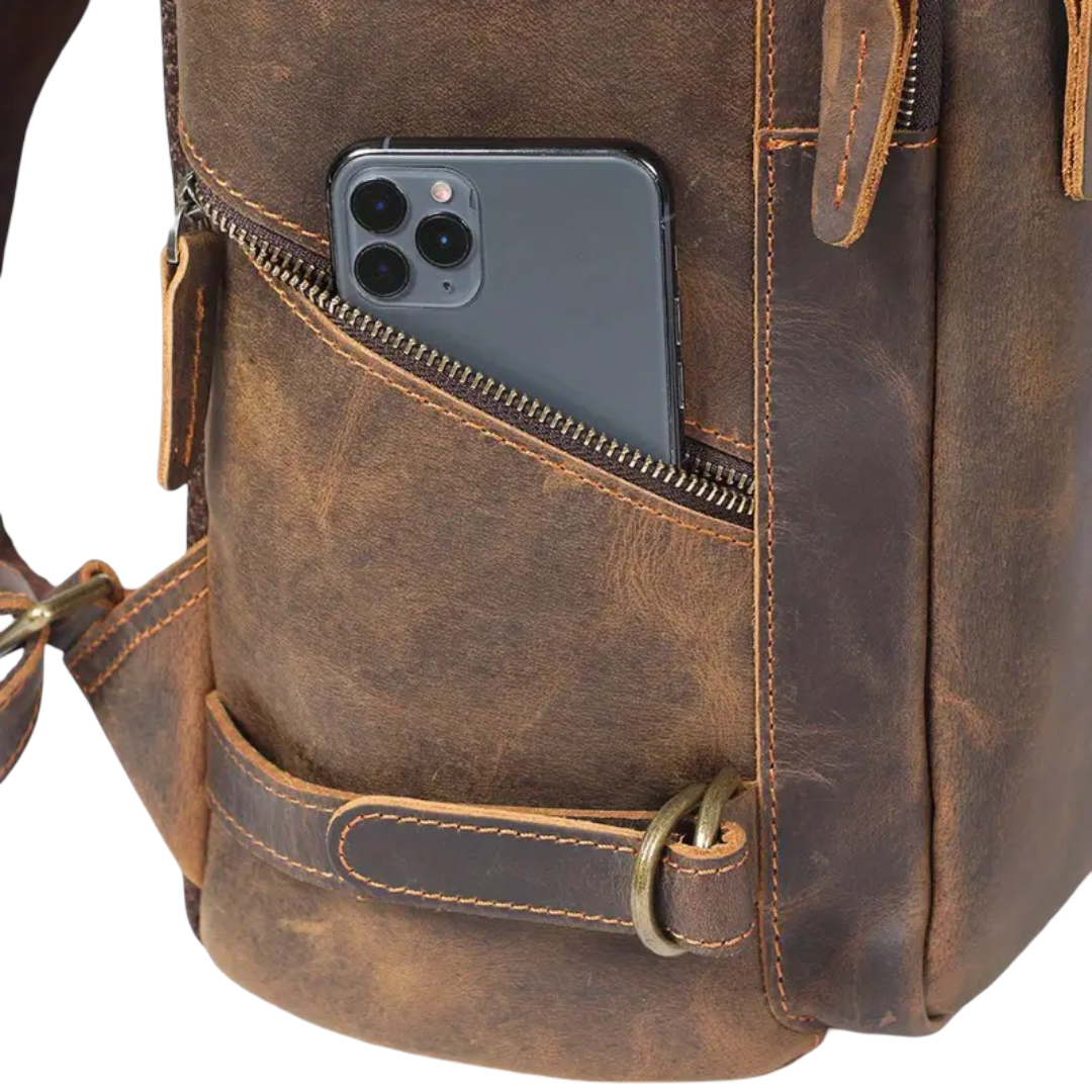 Hawthorne Utility Leather Backpack