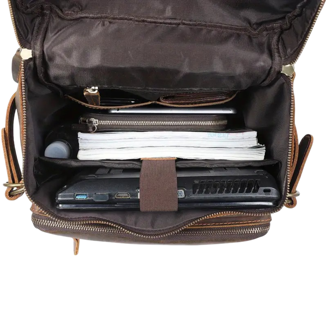 Hawthorne Utility Leather Backpack