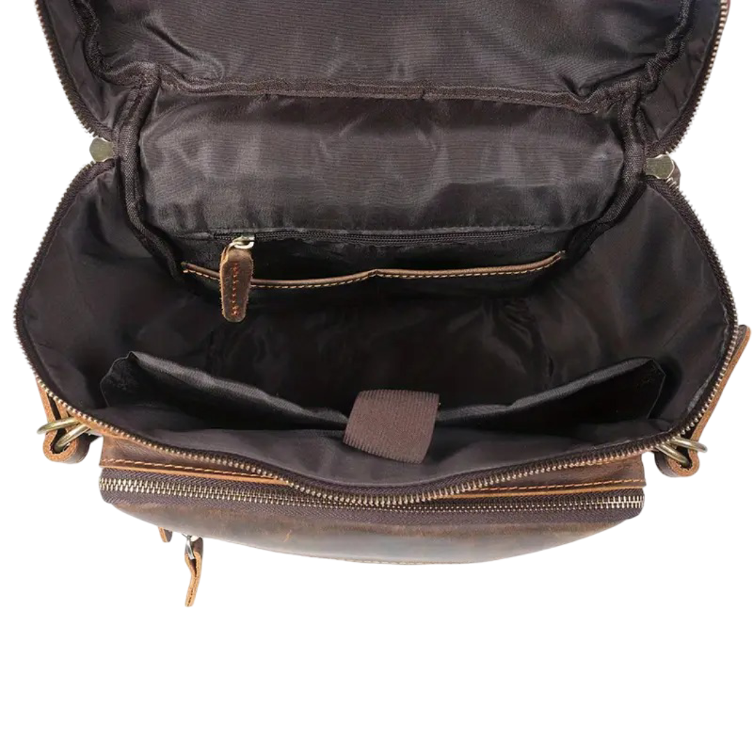Hawthorne Utility Leather Backpack