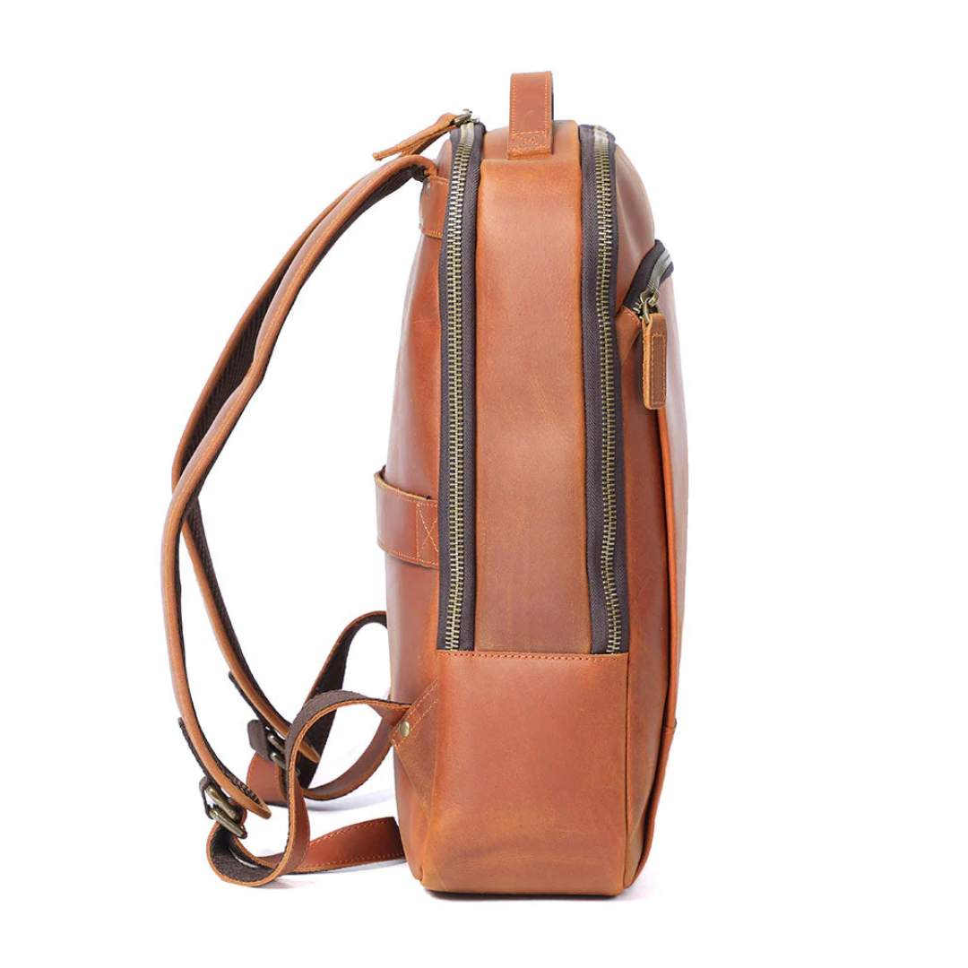Archer Travel Leather Backpack