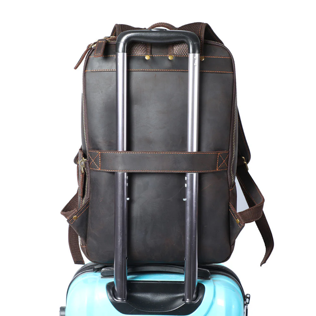 Archer Travel Leather Backpack