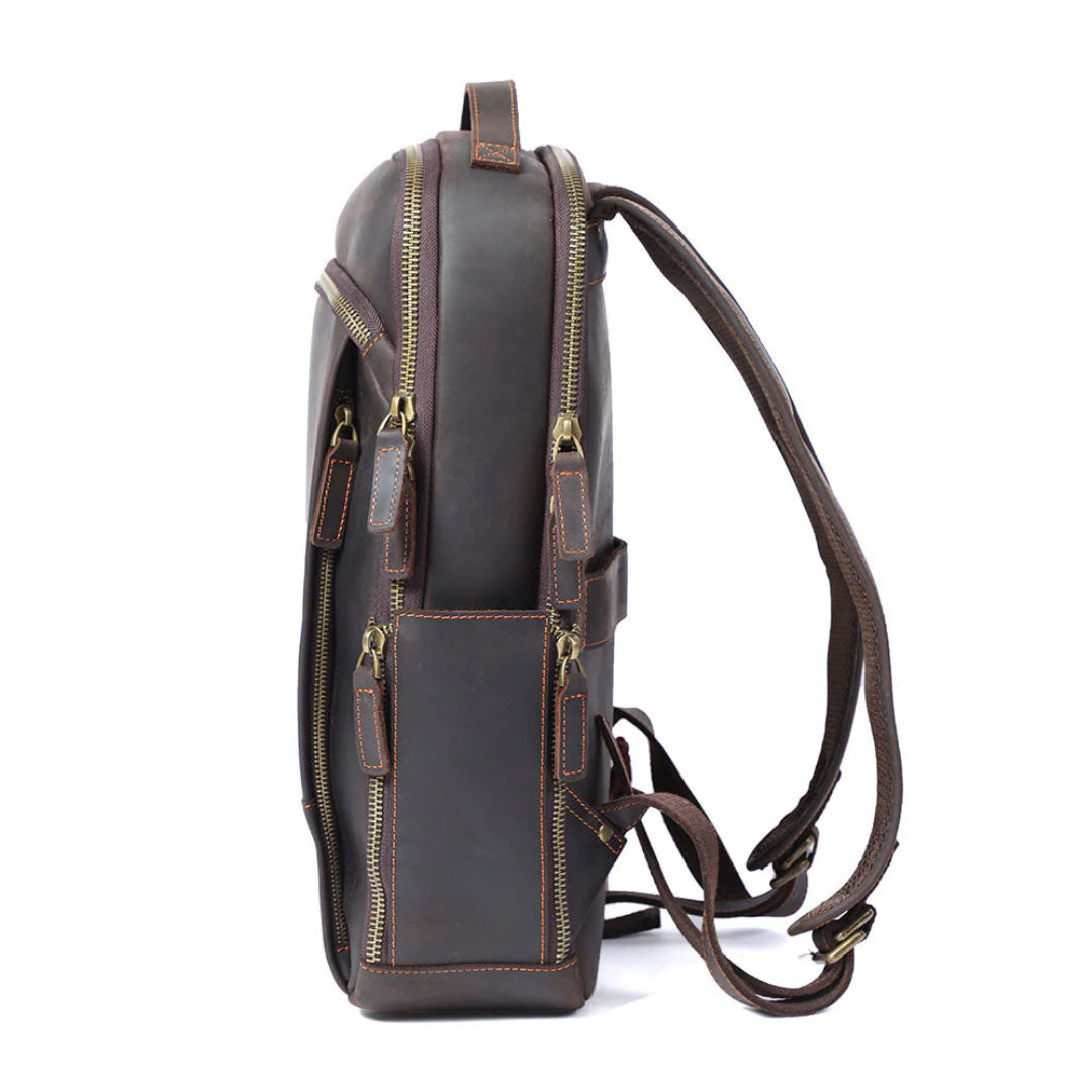 Archer Travel Leather Backpack