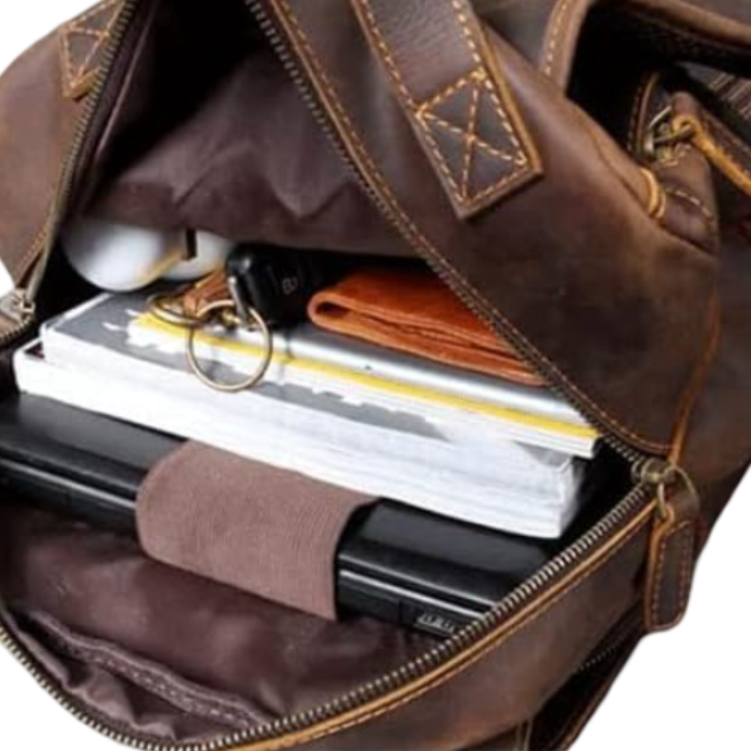 Mike Heritage Leather Backpack