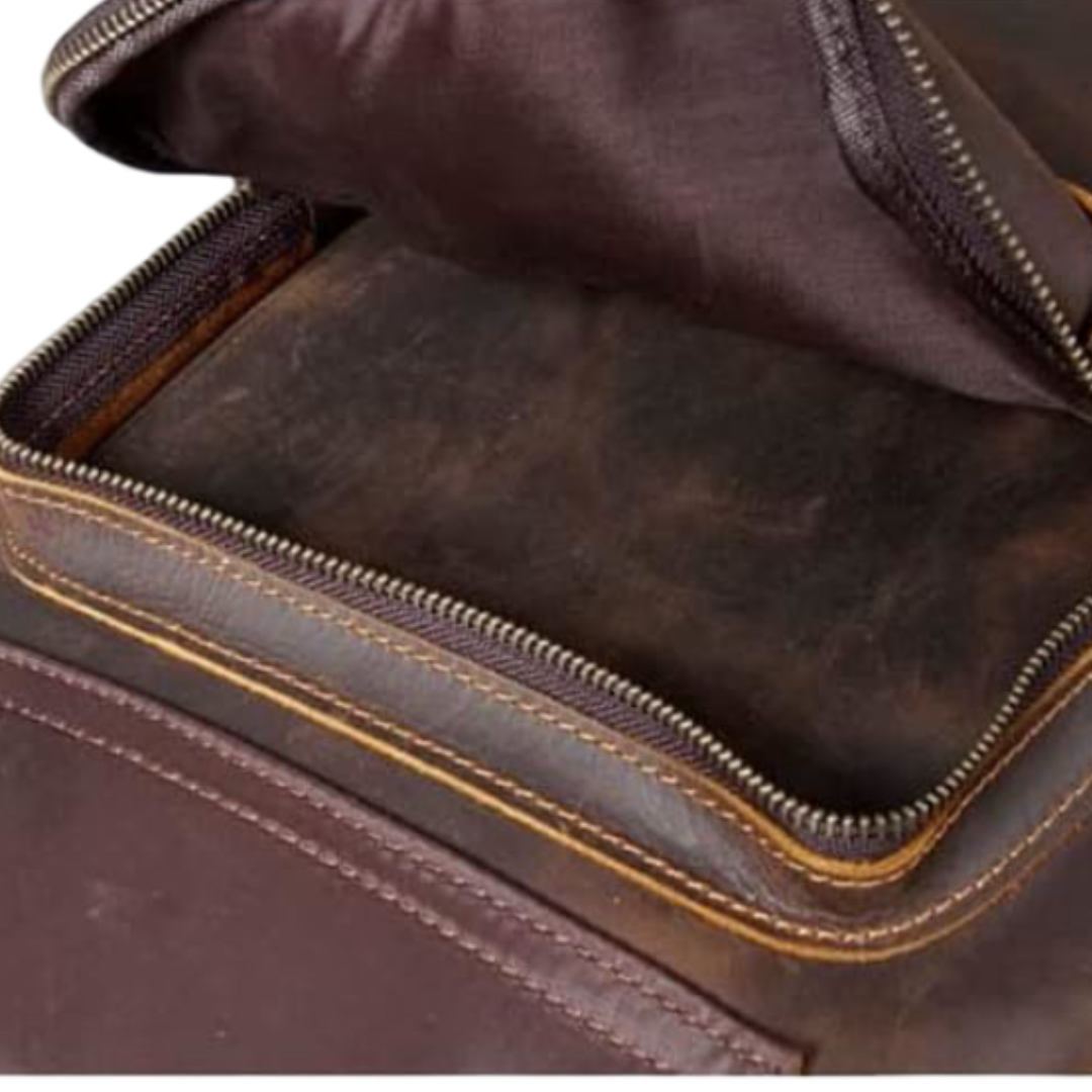 Mike Heritage Leather Backpack