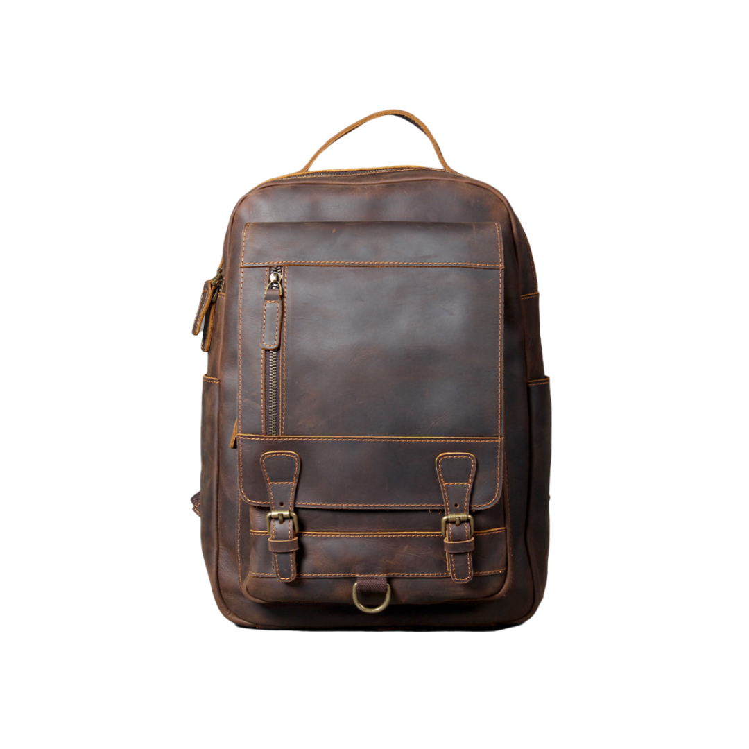 Mike Heritage Leather Backpack