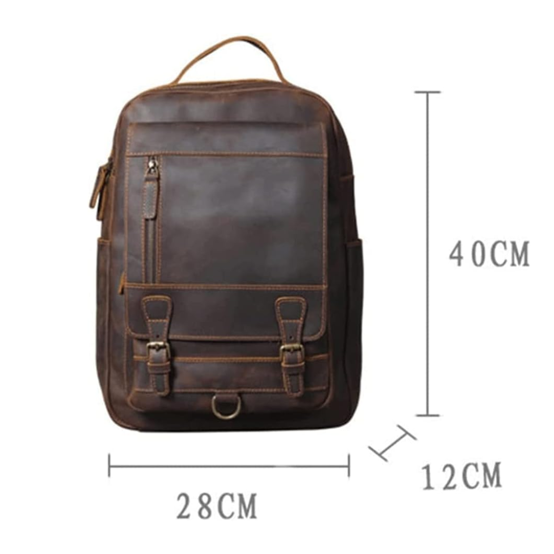 Mike Heritage Leather Backpack