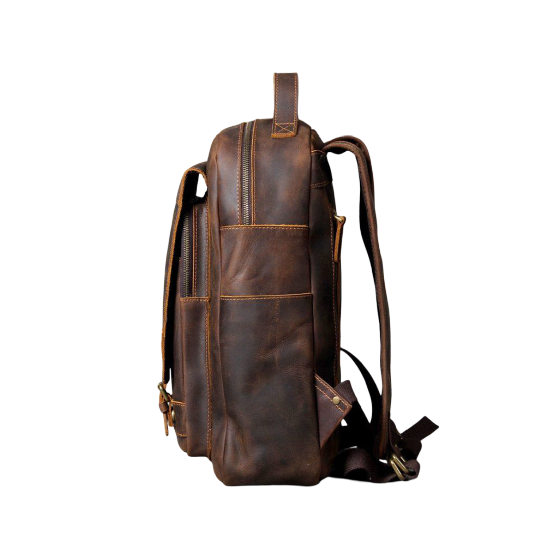 Mike Heritage Leather Backpack