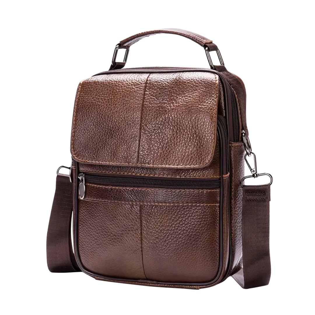 Jasper Multi-Zip Leather Crossbody
